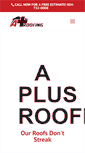 Mobile Screenshot of a-plus-roofing.com